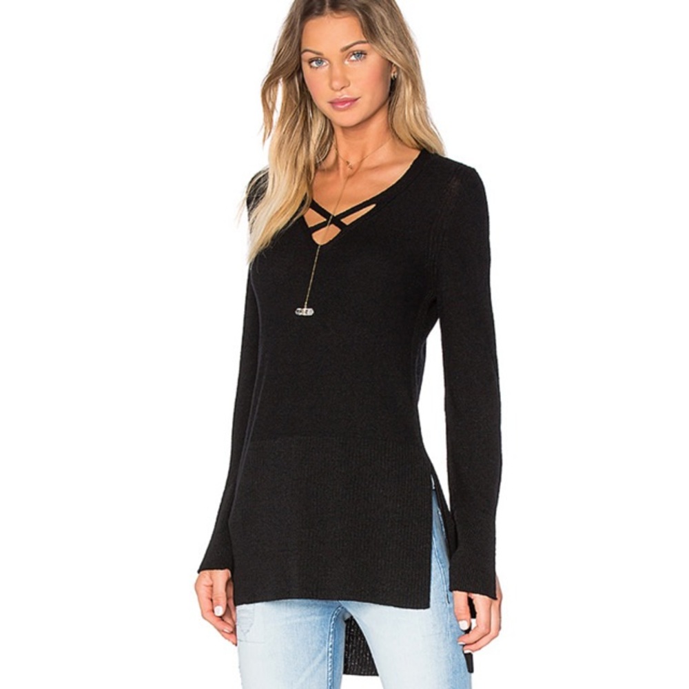 Free People Boho Bell Sleeve Knit Sweater